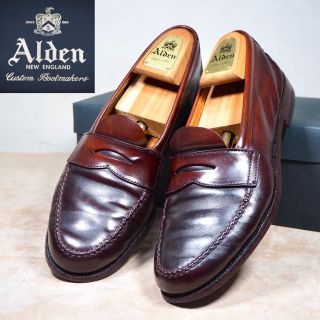 オールデン(Alden)のAlden 9.5B オールデン コードバン ペニーローファー(ドレス/ビジネス)