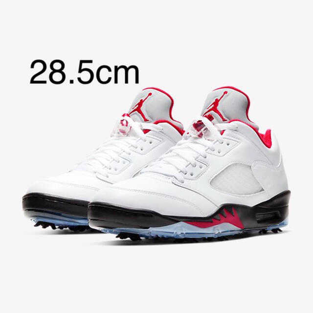 NIKE AIR JORDAN 5 LOW GOLF "FIRE RED"