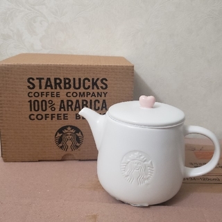 スターバックスコーヒー(Starbucks Coffee)のスターバックス　韓国　2020　バレンタイン　ラブリーハートティーポット(容器)