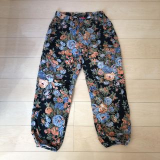 Supreme flowers pant フラワーパンツ 14fw 花柄パンツ