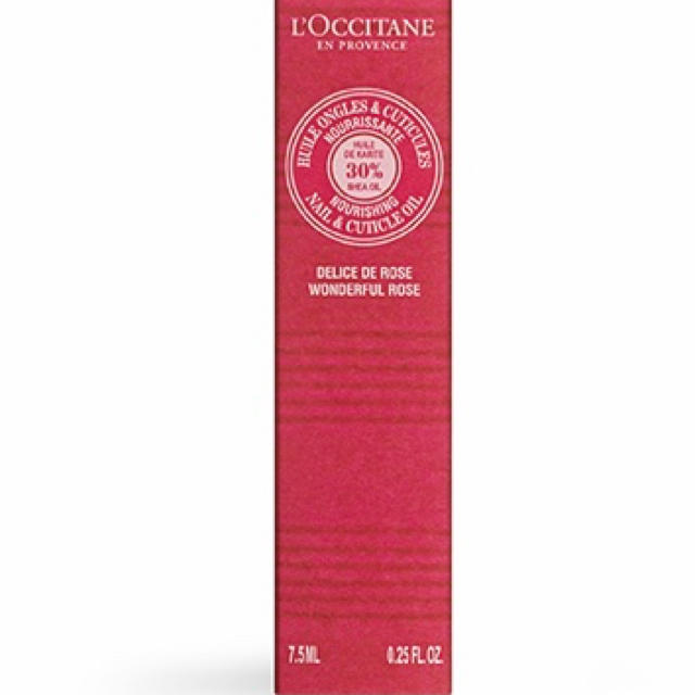 L'OCCITANE(ロクシタン)のロクシタン シア ネイルオイル(ローズ) 7.5ml コスメ/美容のネイル(ネイルケア)の商品写真