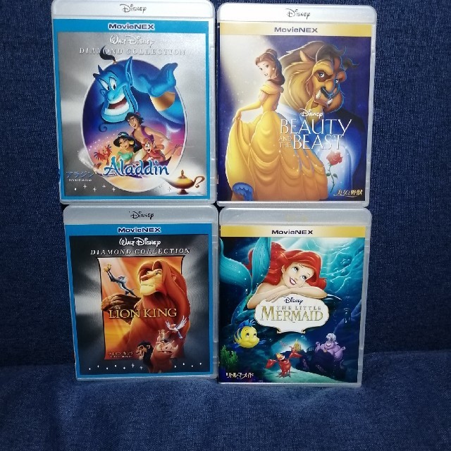 ディズニー 国内正規品 Blu-ray 純正ケース付き4点セット 未再生 rgtc ...