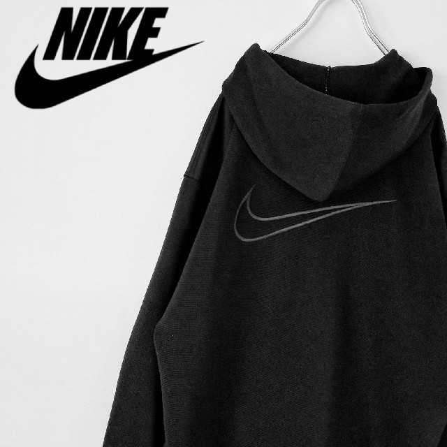 NIKE(ナイキ)の90S NIKE ナイキ パーカー ビックロゴ ハーフジップ オーバーサイズ メンズのトップス(パーカー)の商品写真