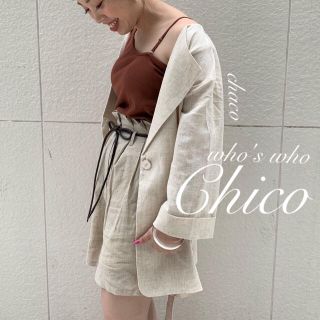 フーズフーチコ(who's who Chico)の僅か⚠️人気🌿¥6490【Chico 】⚑⚐ミディシャツジャケット(その他)