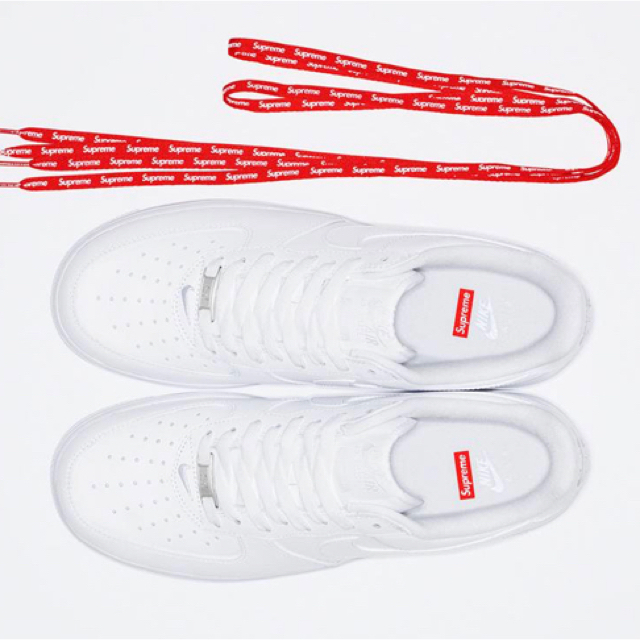 SUPREME AIR FORCE 1 ホワイト 27.0