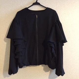 ザラ(ZARA)のザラ zara ブラック ブルゾン ジャケット(ブルゾン)