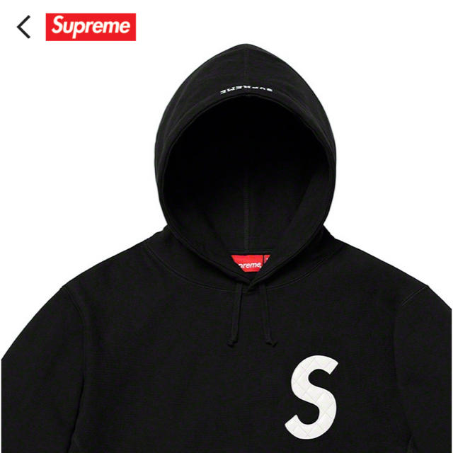 【新品・正規品】Supreme 20SS S Logo パーカー Black M