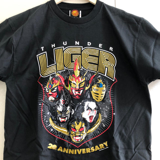 獣神サンダーライガー　20周年記念Ｔシャツ　サイン入り