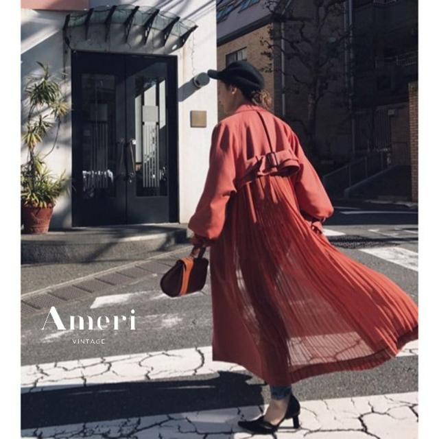 アメリ♡ Ameri VINTAGE バックプリーツ トレンチコート アメリ♡ Ameri VINTAGE バックプリーツ トレンチコート