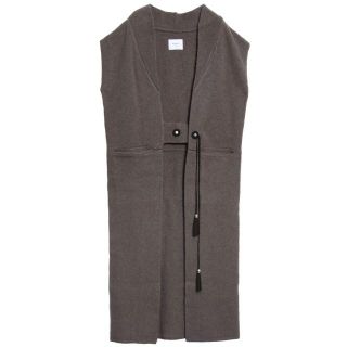 アメリヴィンテージ(Ameri VINTAGE)のMa様専用 NONNA KNIT VEST ブラウン茶(ニットコート)