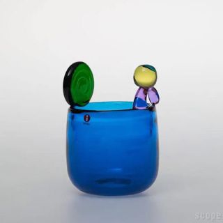 イッタラ(iittala)のイッタラ　ポムポム　pampula vase 90mm ターコイズ(置物)