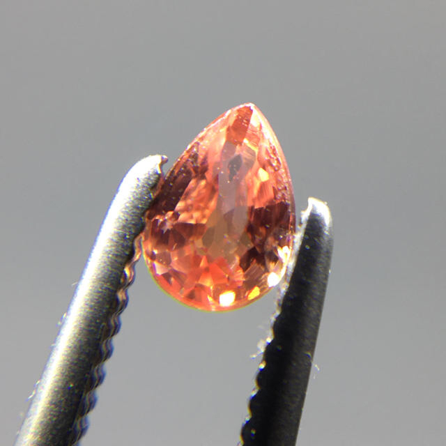 パパラチアサファイア 0.191ct 鑑別付ルース 天然コランダム スリランカ産-