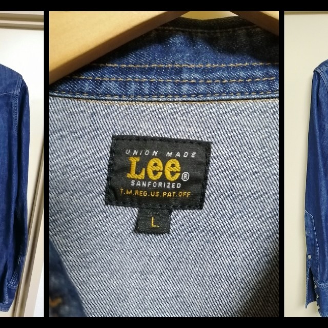 Lee(リー)のデニムシャツ メンズのジャケット/アウター(Gジャン/デニムジャケット)の商品写真