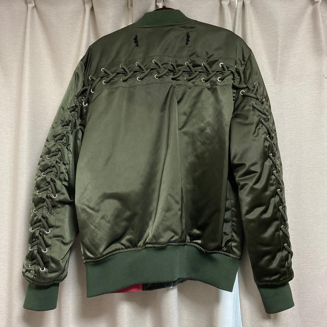 DIESEL MA-1 ブルゾン ジャケット レースアップ カーキ XS bckediri
