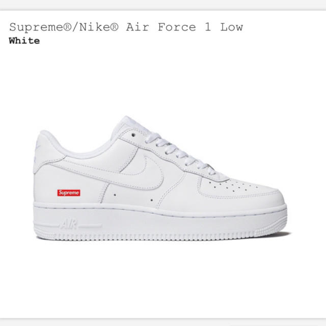 Supreme nike Air force1 サイズ9.5