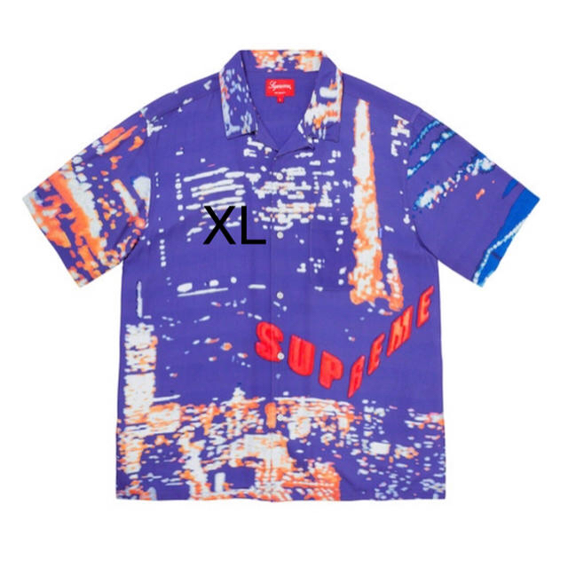 supreme City Lights Rayon S/S Shirt XL