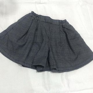 ジーユー(GU)のGU チェック　スカート　キュロット　スカッツ　110cm(スカート)