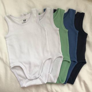 エイチアンドエム(H&M)のH&M ノースリーブボディスーツ 6枚セット(タンクトップ/キャミソール)