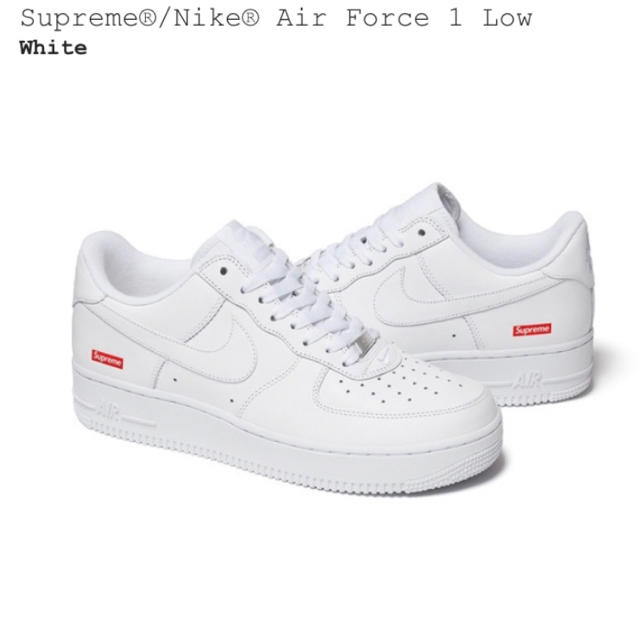 Supreme®/Nike® Air Force 1 Low White 28