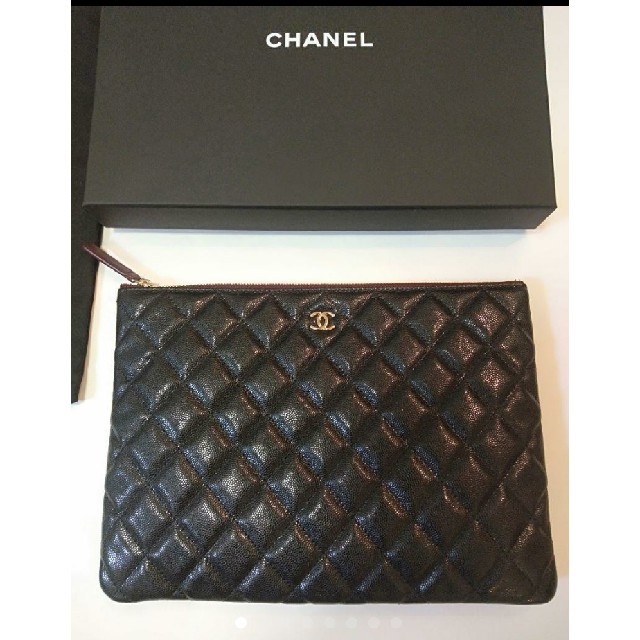 CHANEL シャネル クラッチ キャビアスキン 新入荷アイテム 52.0%OFF ...