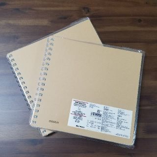 ムジルシリョウヒン(MUJI (無印良品))の台紙に書き込めるダブルリングアルバム(アルバム)