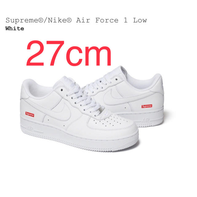 Supreme Nike Air Force 1 Low US9 27.0