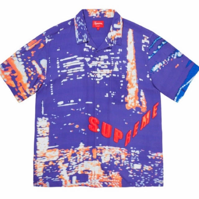 シャツSupreme City Lights Rayon S/S Shirt XL