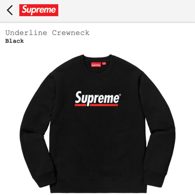 トップスsupreme crew neck