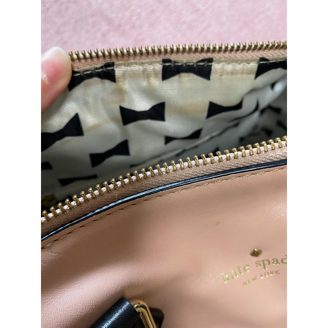 kate spade new york(ケイトスペードニューヨーク)のケイトスペード 2WAY ピンク×ブラック ハンドバッグ レディースのバッグ(ハンドバッグ)の商品写真