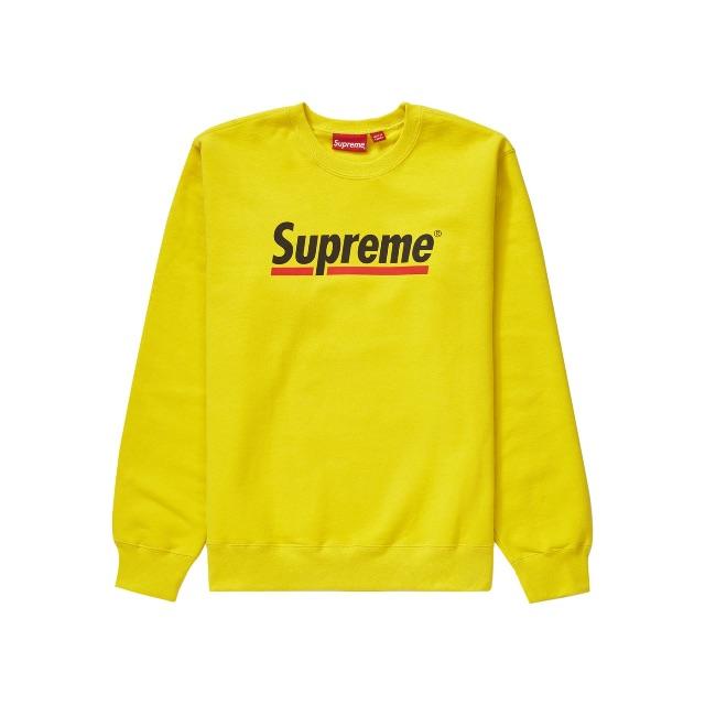 Supreme(シュプリーム)のSupreme Underline Crewneck S lemon 20ss メンズのトップス(スウェット)の商品写真