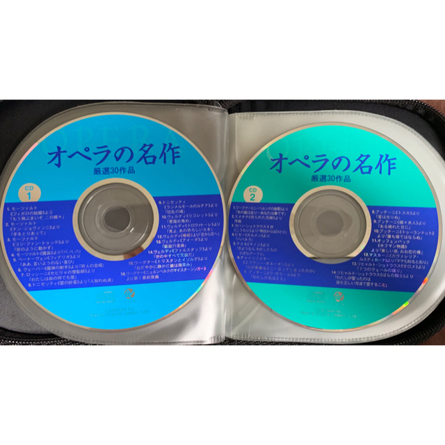 オペラの名作  厳選30作品  CD2枚組 チケットの演劇/芸能(オペラ)の商品写真