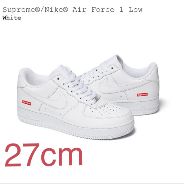 スニーカーsupreme シュプリーム エアフォース1 AF1 NIKE ナイキ