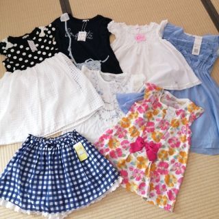 メゾピアノ(mezzo piano)の新品タグ付き　メゾピアノ　anyfanなど子ども服女の子まとめ売り(Tシャツ/カットソー)