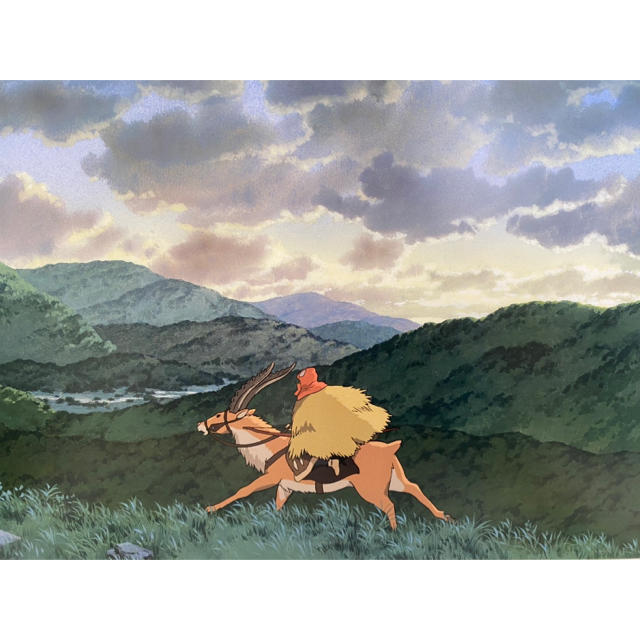 額装品】激レア! もののけ姫 2004年 描き下ろし ジブリカレンダー | mg