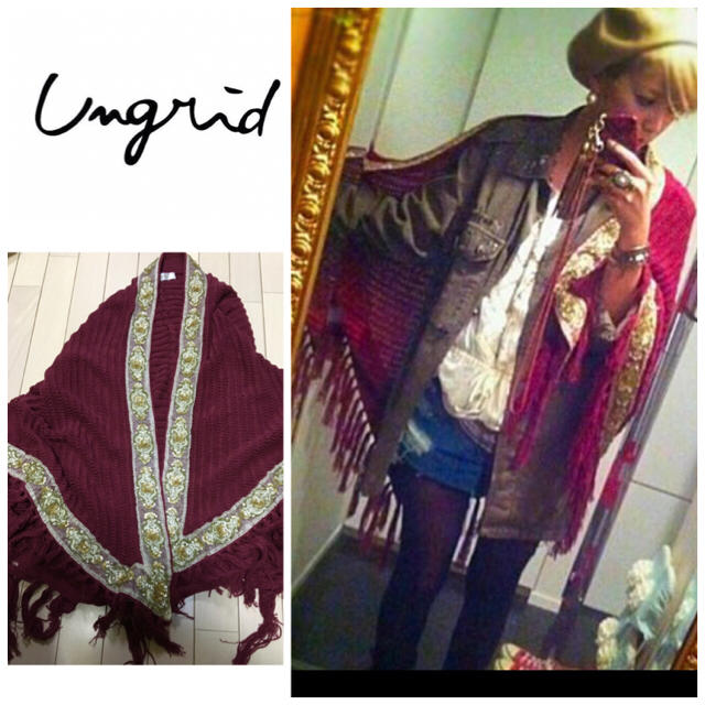 Ungrid(アングリッド)の値下げ！フォークロアビジューガウン♡ レディースのトップス(ニット/セーター)の商品写真