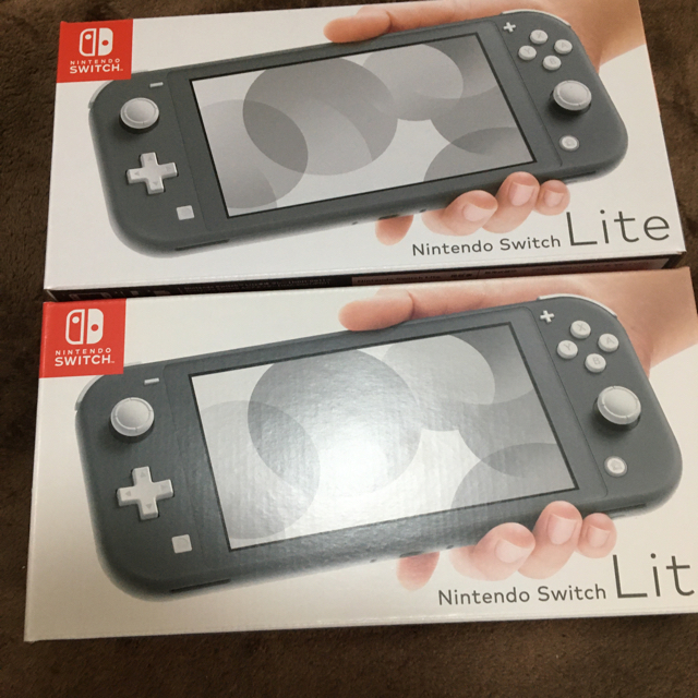 新品未開封 保証あり 2台 Nintendo Switch Liteグレー ...