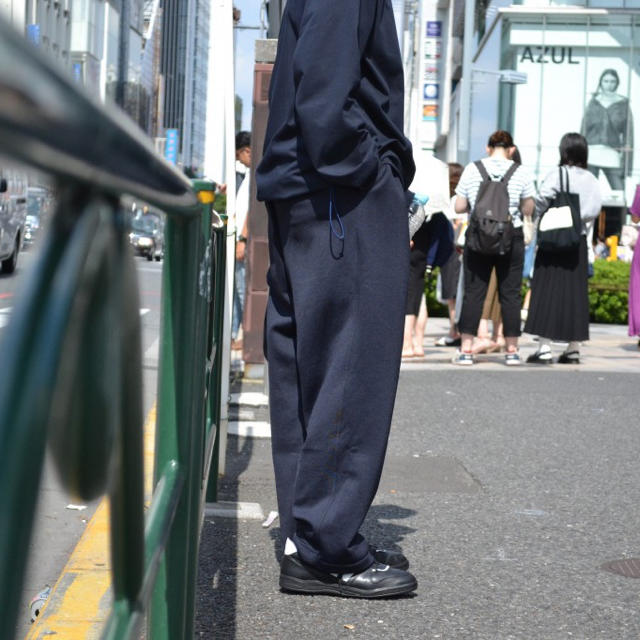 COMOLI NYLON COTTON WIDE TRACK PANTS | フリマアプリ ラクマ