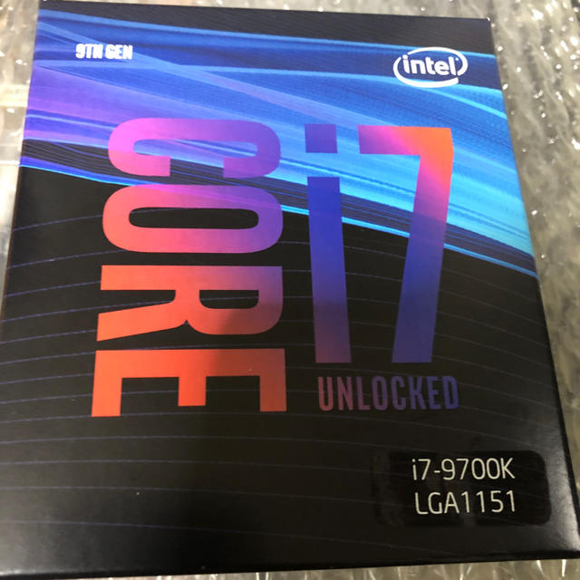 【期間限定送料無料】 Intel core 新品 CPU i7-9700K PCパーツ