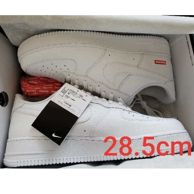 WhiteSIZESupreme Nike Air Force 1 Low