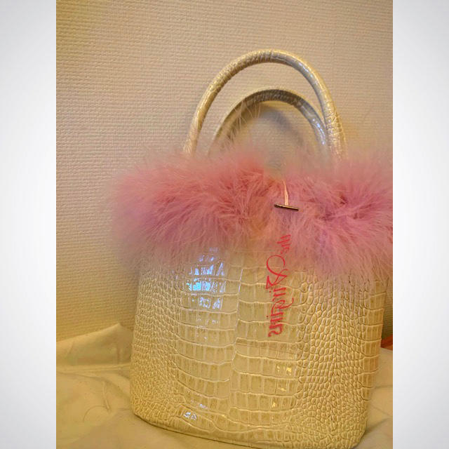 the virgins croco vanity bag 美品 - ハンドバッグ