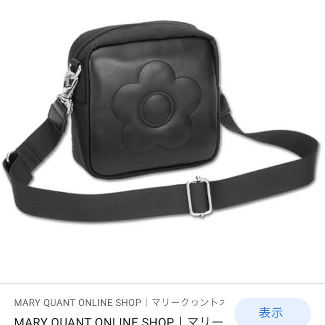 MARY QUANT(マリークワント)の値下げ4900→4300 マリークワント　スクエアショルダーバッグ レディースのバッグ(ショルダーバッグ)の商品写真