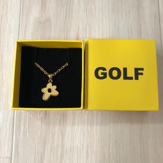 ハフ(HUF)のgolf wang ネックレス ゴールド(ネックレス)