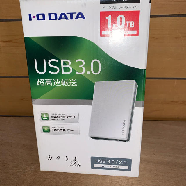 I・O DATA パソコン用　ポータブルハードディスク　1.0TB