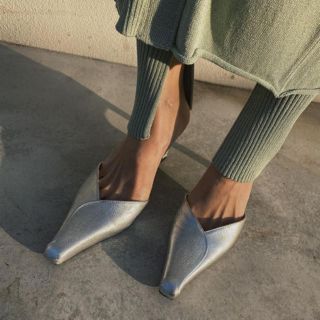 アメリヴィンテージ(Ameri VINTAGE)のAMERI LITTLE SQUARE TOE MULE(ミュール)