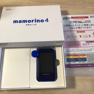 エーユー(au)のmamorino4(携帯電話本体)