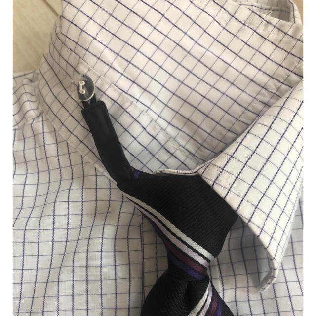 シャツ ネクタイセット サイズ130 フォーマル  キッズ/ベビー/マタニティのキッズ服男の子用(90cm~)(ブラウス)の商品写真