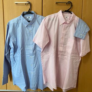 ユニクロ(UNIQLO)のメンズ★ユニクロ　カラーシャツ★2枚セット　新品(シャツ)