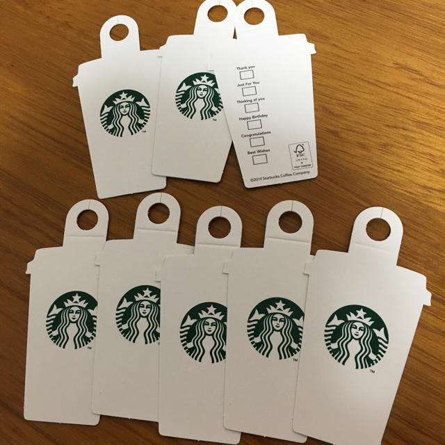 Starbucks Coffee - スターバックス ギフト用メッセージカード スタバ タグの通販 by かいそうshop｜スターバックス