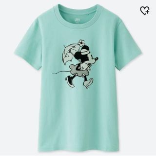 ユニクロ(UNIQLO)のUNIQLO ミニーTシャツ(Tシャツ(半袖/袖なし))