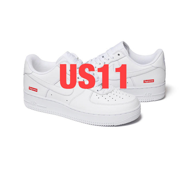 20ss Supreme Nike Air Force 1 Low White